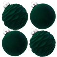 thumbnail image 1 of Cristbest Bolas De Navidad De Terciopelo Grandes Colgantes Inastillables Adornos De Árbol De Navidad Para Colgar Árbol De Navidad, Decoraciones De Fiesta De Boda Y Decoración Del Hogar (Verde Oscuro 4, 1 of 5