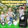 thumbnail image 4 of Máquina de burbujas FLLOBE para niños pequeños con solución de burbujas, 4 of 8