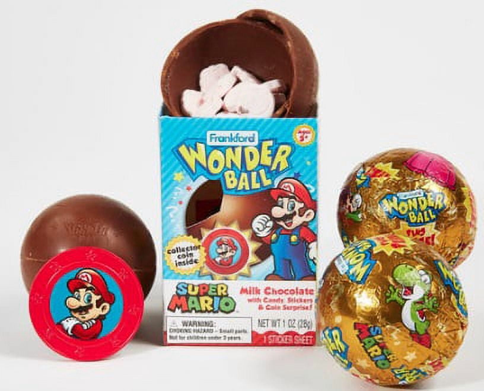 Frankford Super Mario Milk Chocolate Wonder Ball, Everyday, 1 Count