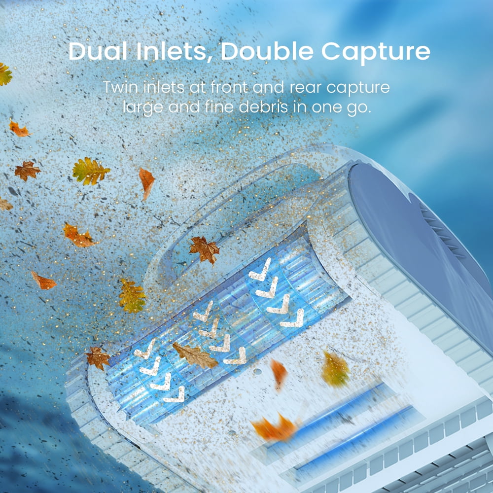 Hydro 3S Cordless Robotic Pool Vacuum for Inground Pools, 4 Cleaning Modes, App Control Ideal,pool robot vacuum for inground pools