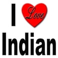 thumbnail image 2 of CafePress - I Love Indian - Rectangle Magnet, 2"x3" Refrigerator Magnet, 2 of 3
