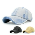 thumbnail image 3 of LiuXxxx Men Ladies Denim Baseball Cap Fashion Outdoor Sunscreen Sunshade Hat with Adjustable Buckle Closure Yellow, 3 of 3