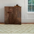 thumbnail image 4 of Dash & Albert Diamond Cove Hand Tufted Wool Rug, 2' 6" x 8', Green, 4 of 5