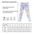 thumbnail image 6 of COEQINE Tie-Dye Violet Blue Yellow Girls Leggings Kids Stretchy Athletic Dance Workout Running Yoga Pants for Girls, for 6-7 Years Kids, 6 of 7