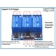 thumbnail image 4 of Kearding Módulo de relé Aislamiento de optoacoplador Módulos de control prácticos Relé de alto voltaje optoaislado resistente al desgaste Electrónica miscelánea 12V, 4 of 6