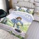 thumbnail image 3 of Nausicaä del Valle del Viento Conjunto de sábanas temático, trío de piezas, cómodo y amigable con la piel, diseño único, regalo de decoración para el hogar para familiares, amigos y fans,140cm *210cm, 3 of 6