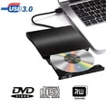 thumbnail image 4 of JUNWELL Portable External DVD Drive - CD & DVD Drives for Laptop Desktop PC Windows Linux Mac IOS - USB 3.0 Type-C Compatible CD/DVD Player with Fast Data Transfer and Plug-and-Play Funct, 4 of 6