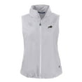 thumbnail image 2 of Women's Cutter & Buck Gray Buffalo Bills Charter Eco Recycled Full-Zip Hoodie Vest, 2 of 3