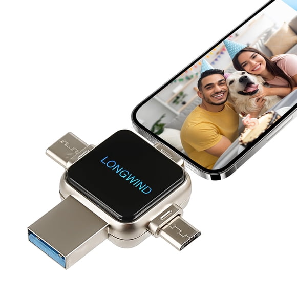 Photo Stick Flash Drive,LONGWIND 512GB USB 3.0 High Speed Thumb Drive,USB Memory Stick Portabl External Easy Backup Photo Storage for Phone/Android/P
