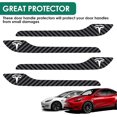 thumbnail image 5 of 4 ndas para manija de puerta compibles con Tesla Model 3 (2019-2025) Highland Model Y (2020-2026) Juniper Real Carbon Fiber 3D Sticker Wrap Covers Exterior recortar Door Sill Protector Accesorios, 5 of 5