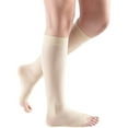 thumbnail image 2 of mediven sheer & soft for Women, 20-30 mmHg Calf High Open Toe Compression Stockings, Ebony, III-Standard, 2 of 4