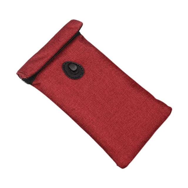Bolsa Faraday con bloqueo de señal, multifunción, antiseguimiento, antirrobo Rojo