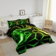 thumbnail image 6 of Erosebridal Teens Gamepads Bedding Twin Comforter Set,Green Yellow Down Comforter,Video Game Bedding Sets Twin with Comforter,Breathable Geometric Room Decor,Reversible,2-Piece, 6 of 8