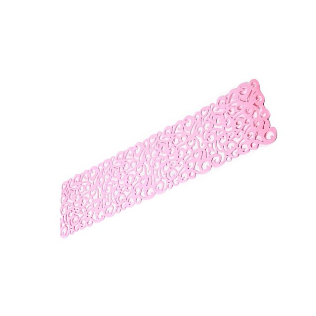Advancent Camino de moderno patrón de flores absorbente de agua portátil Color sólido Rectangular restaurante café mantel posavasos Mostrada Rosa