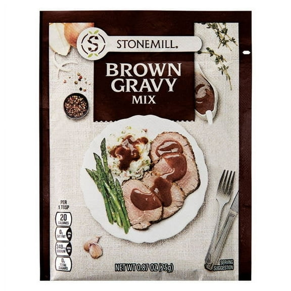 Stonemill Brown Gravy Mix, 0.87 oz - Pack of 2
