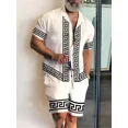 thumbnail image 2 of Conjunto De Camisa De Manga Corta Estampada Hawaianas Hombre, 2 of 3