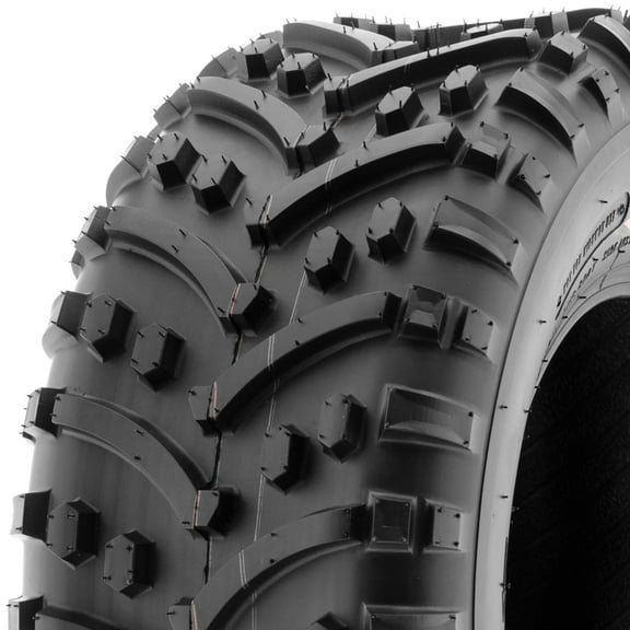 SunF ATV/UTV All Terrain Quad Tire 25x10-12 25x10x12 6 PR Tubeless A032 (Single)