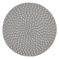 thumbnail image 1 of SARO 2807.GY15R 15 in. Sets de Table Ronds avec Motif Tissé Gris - Lot de 4, 1 of 1