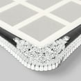 thumbnail image 4 of Unique Bargains Plated Picture Frame with Crystal Tabletop Decor Silver and Black 2x2 in, 4 of 6