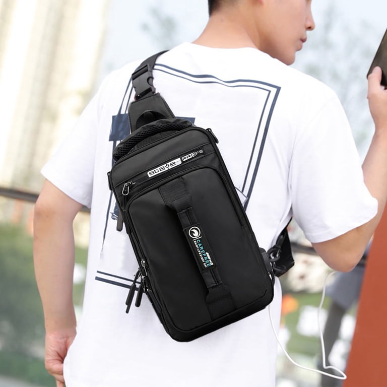 Elainilye Sling Bags for Men, Crossbody Sling Bag Adult  display picture 1