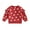 Red, variant on Toddler Girl Valentines Outfit Heart Print Shirts Crewneck Sweatshirt Pullover Tops Infant Baby Spring Clothes