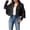 Black, variant on Landzoo One Women Fringe Suede Leather Jackets Fashion Tassel Motorcycle Cropped Coats Stylish Beautiful Women's Casual Jackets