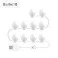 thumbnail image 1 of LED Makeup Mirror Light Full Backlit Mirror USB Table Mirror with Light 6 10 14Bulbs Lights ,Widely Use, 1 of 7