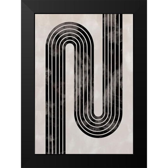 Artographie Studio 11x14 Black Modern Framed Museum Art Print Titled - Arch Twist