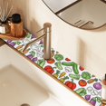 thumbnail image 2 of Yayeee Faucet Mat for Kitchen Sink 14.7" Diatomite Long Splash Guard Pad, Vegetables Pattern, 2 of 7