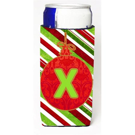 

Christmas Ornament Holiday Monogram Initial Letter X Michelob Ultra s For Slim Cans