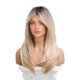 thumbnail image 1 of Peluca rubia para mujer, pelo sintético natural largo, mujer, peluca dorada clara de fibra resistente al calor, 1 of 5
