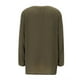 thumbnail image 4 of Gibobby Blusa Casual Para Mujer Blusa holgada con botones, Tops, cuello de manga sólida, camisa informal larga para mujer, blusa para mujer（Marrón， XXXXL), 4 of 5