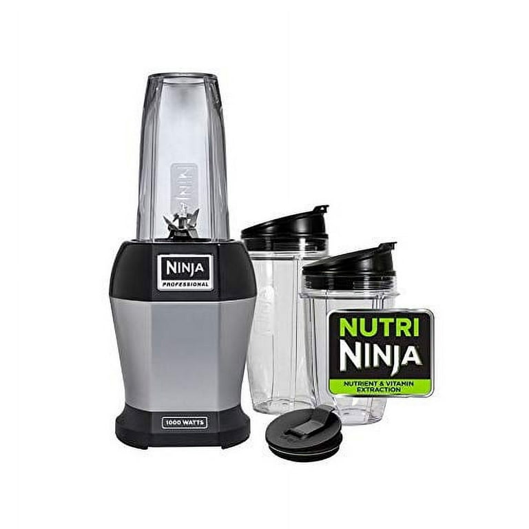 NINJA Nutri Ninja Pro 24 oz. Single Speed Black High Speed Single Serve  Blender (BL456) BL456 - The Home Depot