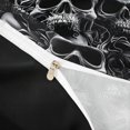 thumbnail image 3 of Homewish Monochrome Swirl Skull Stack Twin Duvet Cover for Kids, Halloween Skeleton Twin Bedding, Black Reversible, 2-Piece, 1 Duvet Cover and 1 Pillowcase, 3 of 5