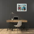 thumbnail image 3 of West, Ronald 24x19 White Modern Wood Framed Museum Art Print Titled - Beach Lambada I, 3 of 4