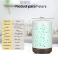 thumbnail image 2 of Imeshbean Ceramic Essential Oil Diffuser, Handmade, Ultrasonic, 100ml, with 7 Color Night Light, 2 of 8