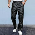 thumbnail image 2 of QHFBli Mens Night Club Metallic Gold Suit Pants/Straight Leg Trousers, 2 of 8