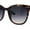 Tortoise Black - Smoke, variant on Womens Boyish Hipster Horn Rim Fashion Plastic Chic Sunglasses Black - Smoke