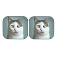 thumbnail image 7 of Disketp 2 Piece Funny Cat Pattern Windshield Sunshades,Folding Windshield Sun Shade For Car Suv Trucks Sedan,Blocks Uv Rays Sun Visor Protector-Small, 7 of 7