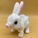 thumbnail image 4 of Conejo de peluche blanco, mascota simulada, que salta y llama a los niños para jugar a las casitas., 4 of 5