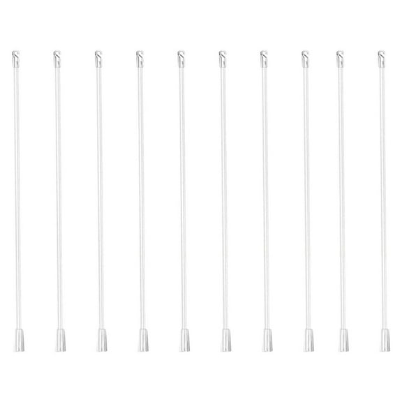SDFGTstore Set of 10 Blind Rod with Hook and Grip Replacement Parts- for Home Household