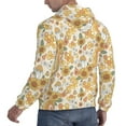 thumbnail image 6 of Sikiie Retro 70s 60s Flower Men's Hoodie, Essentials Hoodie, Sweatshirt, Pullover Hooded Sweatshirt for Men-3X-Large, 6 of 7