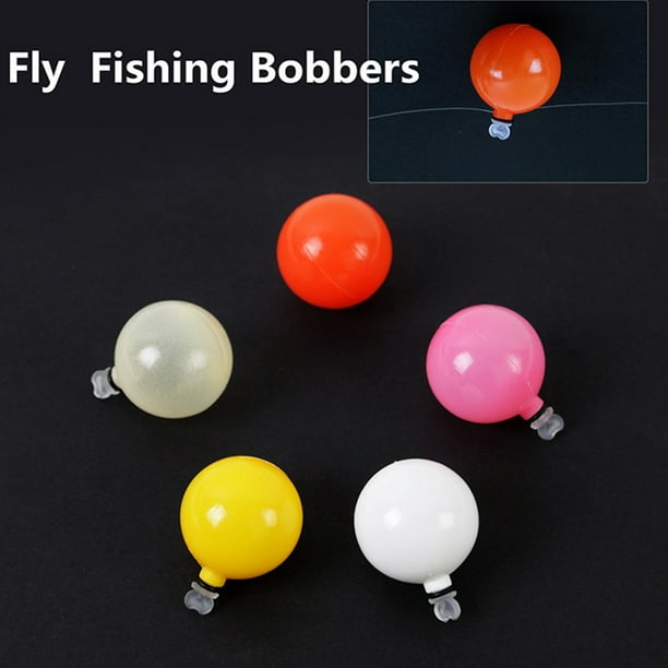 5pcs Self-Adhesive Float Foam Plastic Tear Drop Bobber Tube Strike  Indicator Fly Fishing Accessory small 