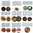 thumbnail image 2 of CNKOO Fondant Lace Pad Geometric Pattern Easy Demoulding No Odor Heat-resistant Sugar Craft Decorating Pad for Kitchen, 2 of 8