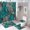 Marble 11, variant on Bathroom Rugs Sets 4 Piece with Shower Curtain, Marble Pattern Printed on Bathroom Decor Sets with Shower Curtains and Rugs, Great for Master Bath Beach House Modern Home, 72 x 72 inches