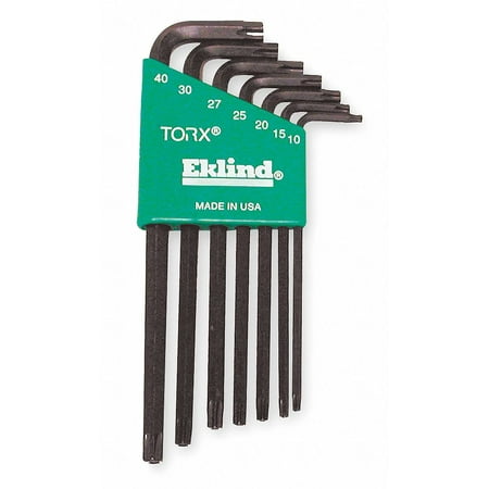 UPC: 0037516107077 | Eklind Torx Key Set L Shape 3 3/8 to 4 7/8 in 10707