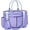 New Upgrade Plus Purple With Compartments and Side Cup Holders, variant on Large Canvas Tote Bag for Women with Compartments - Durable Work Laptop Bag