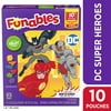 Funables DC Comics Fruit Flavored Fruit Snacks, 8.0 oz, 10 Count