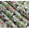 thumbnail image 3 of Soimoi Cotton Cambric Fabric Monstera Leaves,Floral & Horror Skull Halloween Print Fabric by Yard 56 Inch Wide, 3 of 7