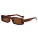 thumbnail image 1 of Gafas de sol rectangulares retro vintage para mujer Gafas rectangulares gruesas, 1 of 5